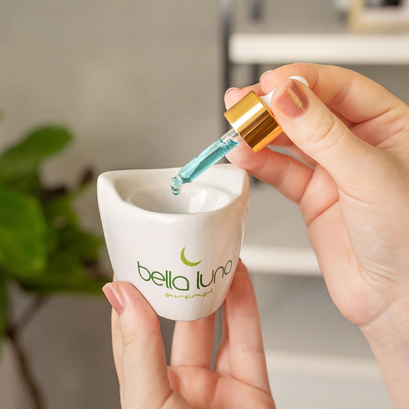 Conjunto Difusor de porcelana c/ essência 12ml